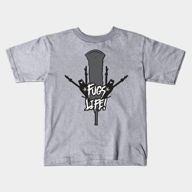 Unofficial Dark Souls FUGS LIFE T-Shirt Kids T-Shirt by MEWETT